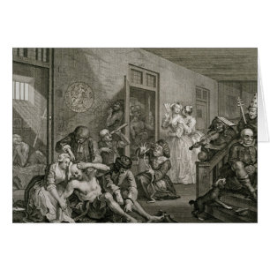 Placa VIII del progreso de un rastrillo, 1735