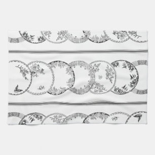 Placas de antigüedades francesas Toalla de cocin