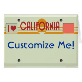 Placas de California