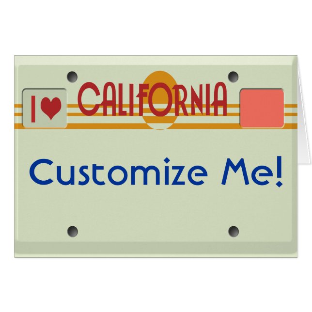 Placas de California (Anverso (Horizontal))