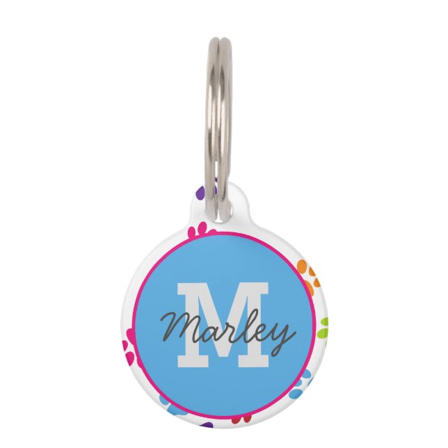 Placas de identificación de perro personalizadas c (Anverso)