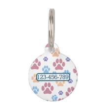 Placas de identificación de perro personalizadas c