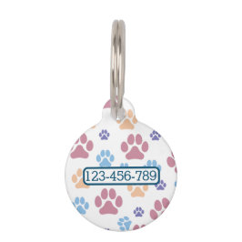 Placas de identificación de perro personalizadas c