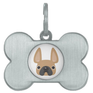 Placas de identificación del bulldog francés