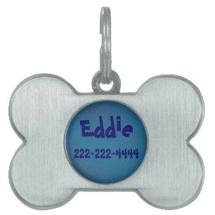Placas de identificación para perros personalizabl