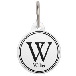 Placas de identificación personalizadas con el nom