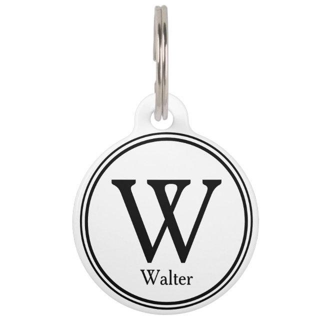 Placas de identificación personalizadas con el nom (Anverso)