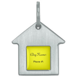 Placas de identificación personalizadas para perro