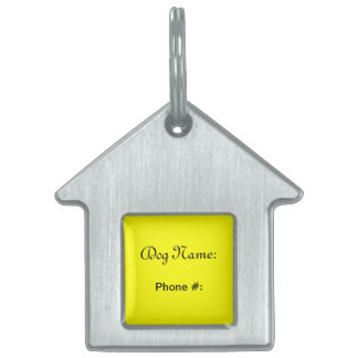 Placas de identificación personalizadas para perro