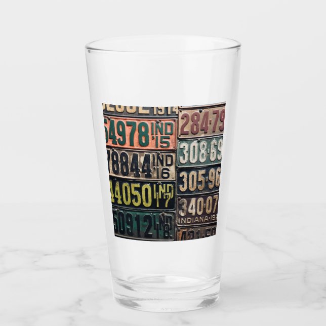 Placas de licencia de época (Anverso)