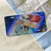 Placas de licencia 'Seer of the Heart Art' Seer 56
