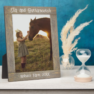 Placas de madera marrón clara rustica Marco de fot