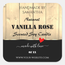 Placas de madera marrón claro Etiquetas de embalaj