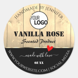 Placas de madera marrón claro Etiquetas de product