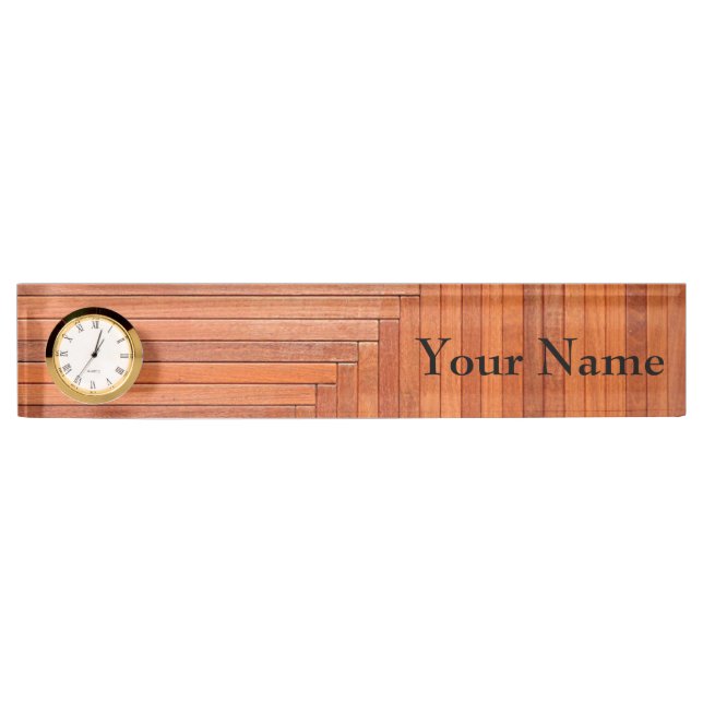 Placas de madera natural naranja brillante (Anverso)