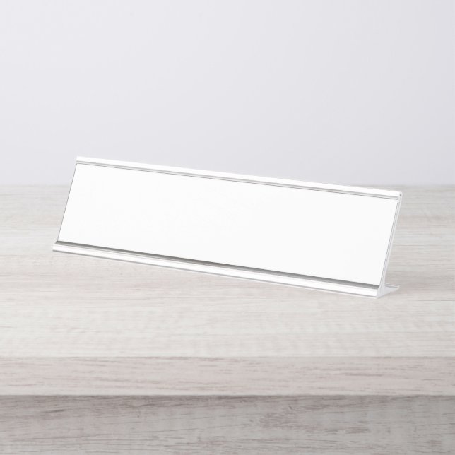 Placas de nombre de escritorio y pared | Madera y  (Anverso)