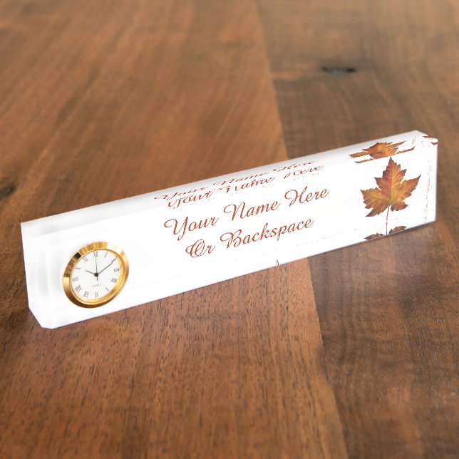 Placas de nombres de Canadá personalizadas Placa d (Lateral)