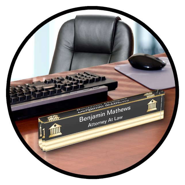 Placas de nombres de oficina ejecutiva del fiscal  (Subido por el creador)