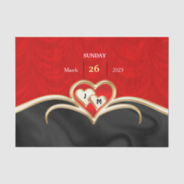 Placas de papel boda