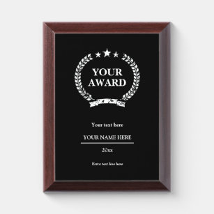 Placas de premios personalizado por logros y más