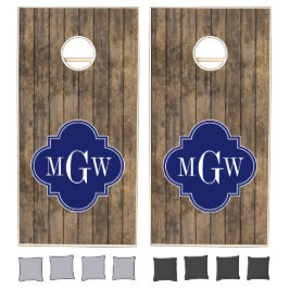 Placas L de madera rústica #1 Cuatrefoil de la Mar