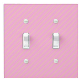 Placas Para Interruptor COLOR DE CAMBIO rosa de las franjas Boutique -