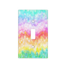 Tapa del interruptor de luz de puntos de arco iris