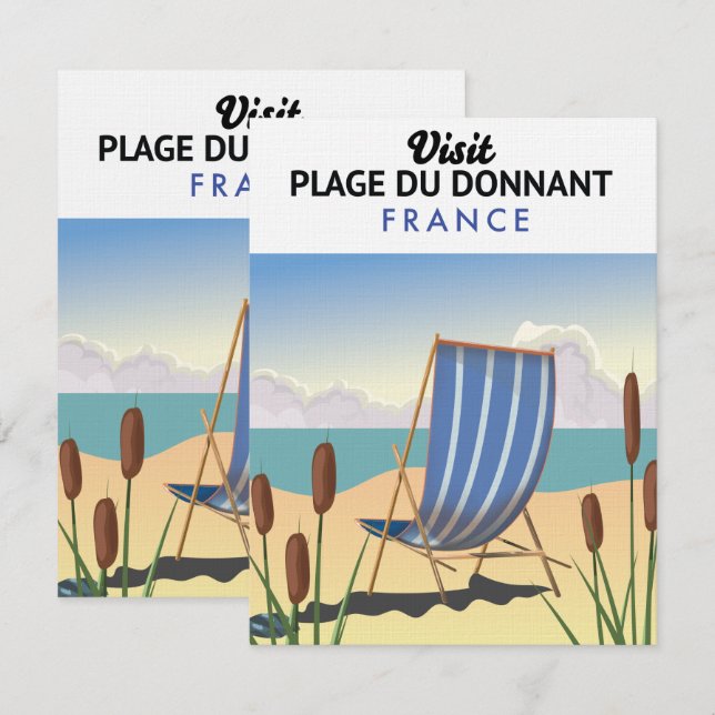 Plage du Donnant Francia (Anverso / Reverso)