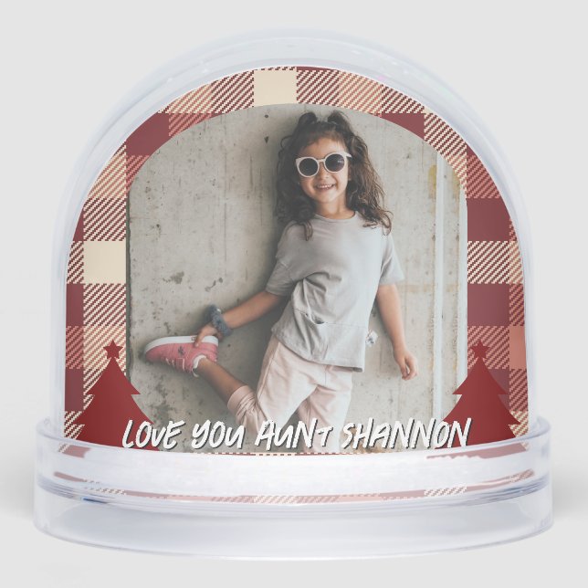 Plaid Christmas Two Photos (Anverso)