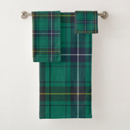 Plaid Clan Henderson Green Check Tartan