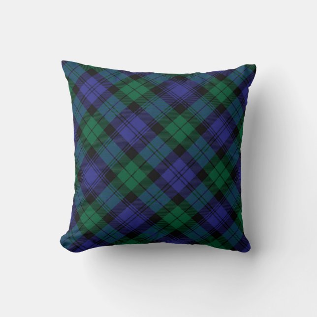 Plaid Cojines decorativos Blackwatch Modern Tartán (Anverso)