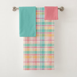 Plaid de cuadros multicolor