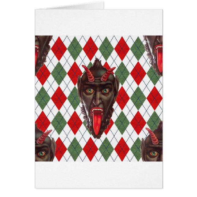 plaid navidades krampus (Frente)