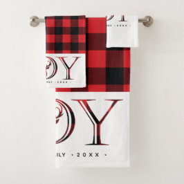 Plaid Personalized Joy Navidades
