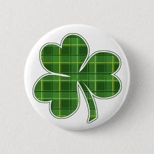 PLAID SHAMROCK - botón