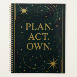 “PLAN. ACT. OWN.” Un Planificador Spirit-Wired™