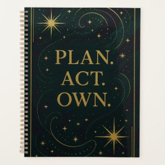 “PLAN. ACT. OWN.” Un Planificador Spirit-Wired™