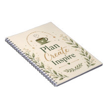Plan Crear Inspirar - Elegante Cuaderno Botánico e