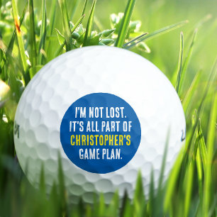 Plan de juego de bolas de golf perdidas Nombre per