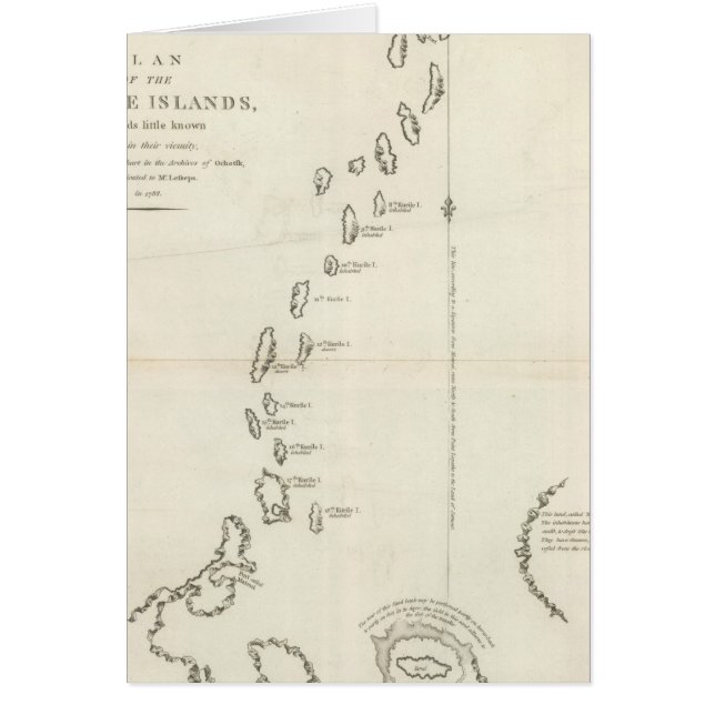Plan de las Islas Kuriles (Frente)