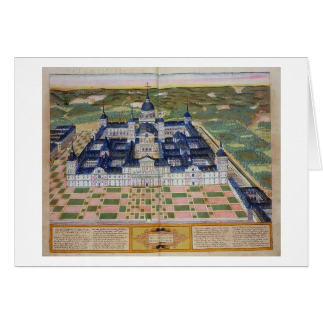 Plan del monasterio del EL Escorial, de 'Civita (Anverso (Horizontal))