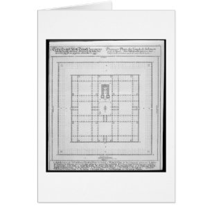 Plan del templo de Solomon, Jerusalén, del 'En