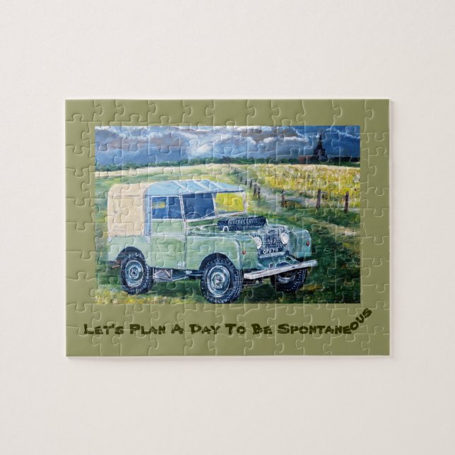 Planeemos un día para ser rompecabezas espontáneo (Horizontal)