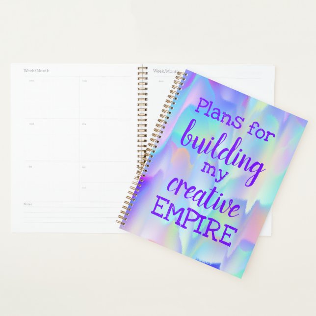 Planes para construir mi creativo planificador EMP (Demostración)