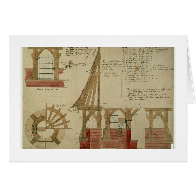 Planes para la casa roja, brezo de Bexley (pluma y (Anverso (Horizontal))