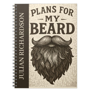 Planes para mi libreta divertida de la barba para 