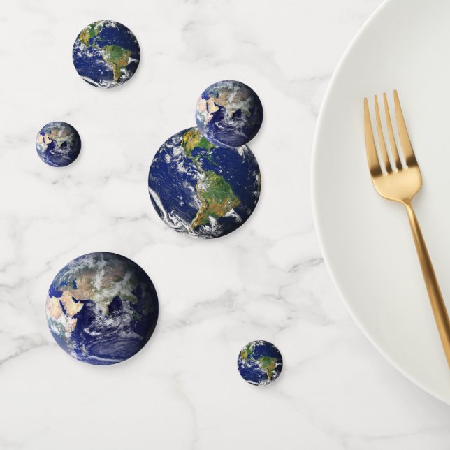 PLANET EARTH DESDE SPACE Table Confetti (Grupo)