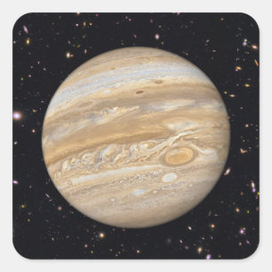 Planet Jupiter Starry Sky Pegatinas