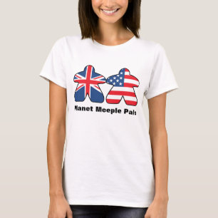 Planet Meeple Pals, camiseta de mujeres de Reino U