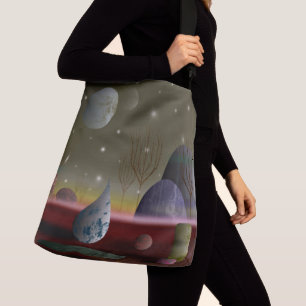 Planeta De Las Formas Bolsa De Crossbody (2 Tamaño